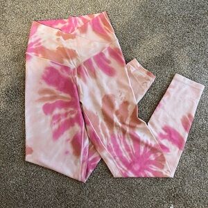 Aerie OFFLINE TieDye Cross Over Leggings